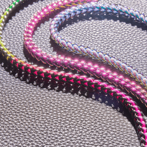 Spectrum x Gunmetal | Gaia Wheat Chain | Choker Necklace